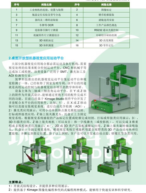 機(jī)器視覺(jué)實(shí)驗(yàn)室建設(shè)方案（本科）