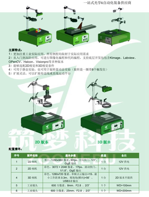 機(jī)器視覺(jué)實(shí)驗(yàn)室建設(shè)方案（本科）